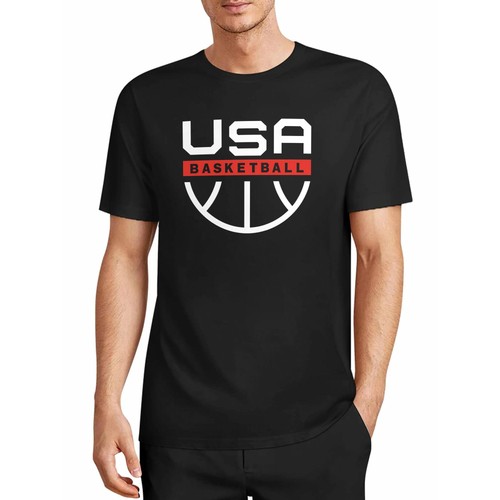 Men usa basketball graphic - men's,