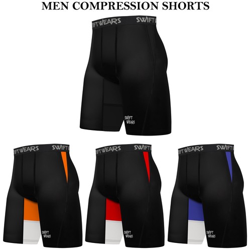 Gym running compression shorts - compression,