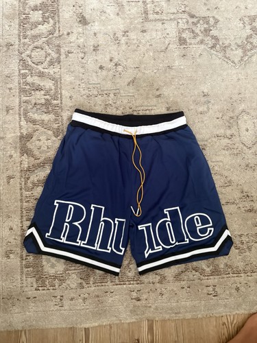 Navy blue rhude basketball - navy,