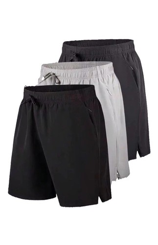 Gym shorts pack black - pack, grey